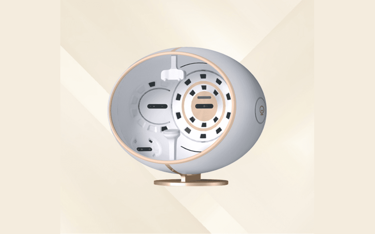 EVE V MUSE AI skin-analysis device